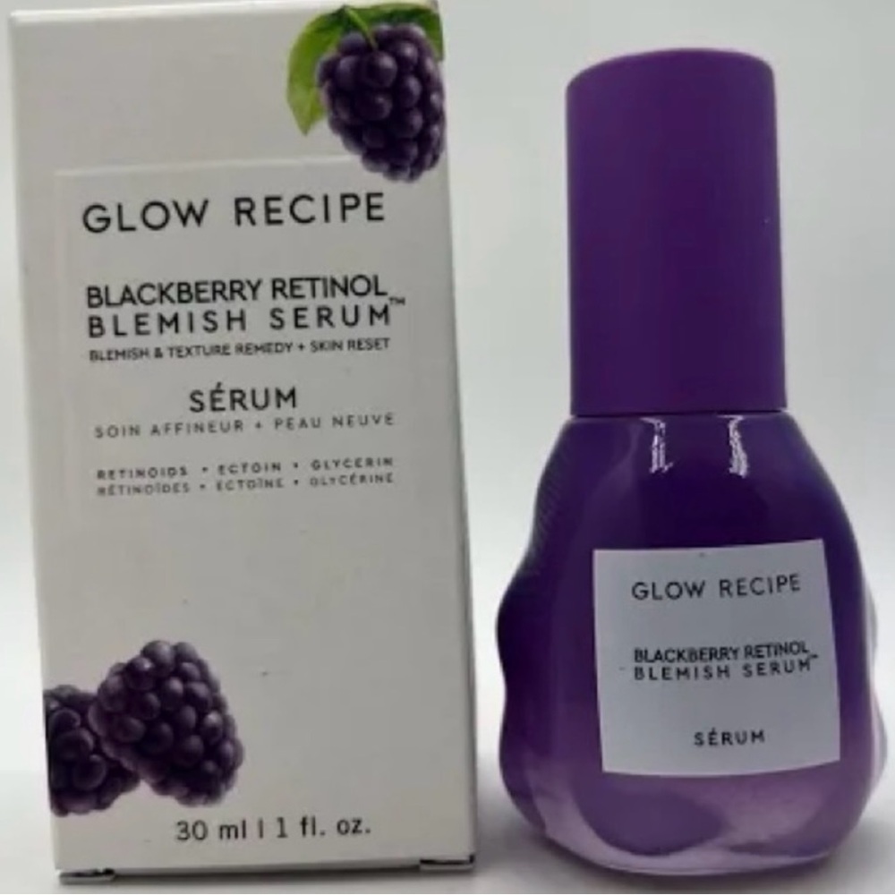 Glow Recipe Blackberry Retinol Blemish Serum - Purple
